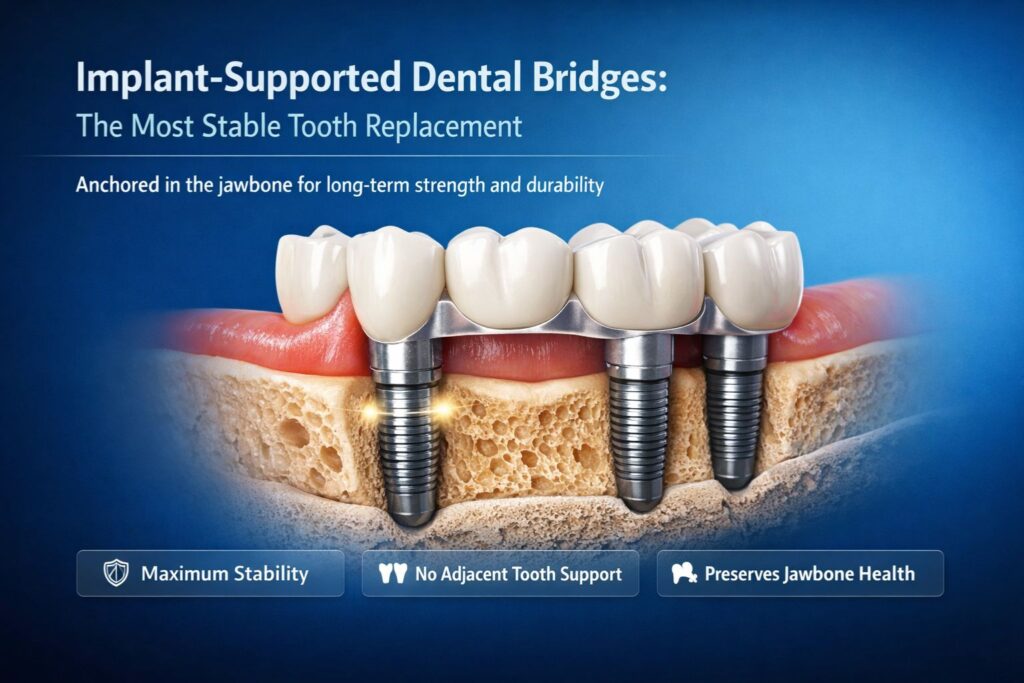 implant-supported dental bridges